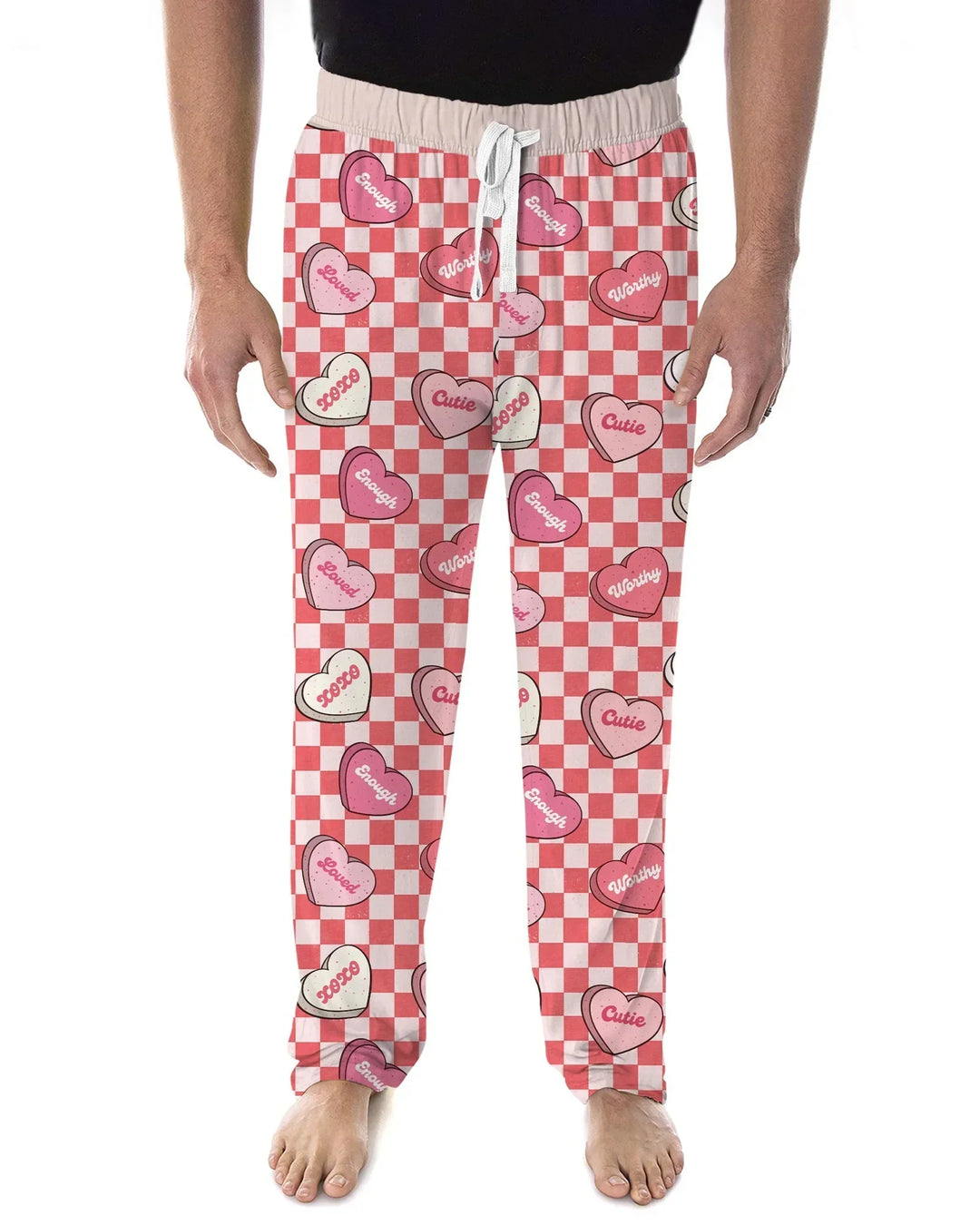 Valentine in Hearts Bamboo Men's Pajama Set