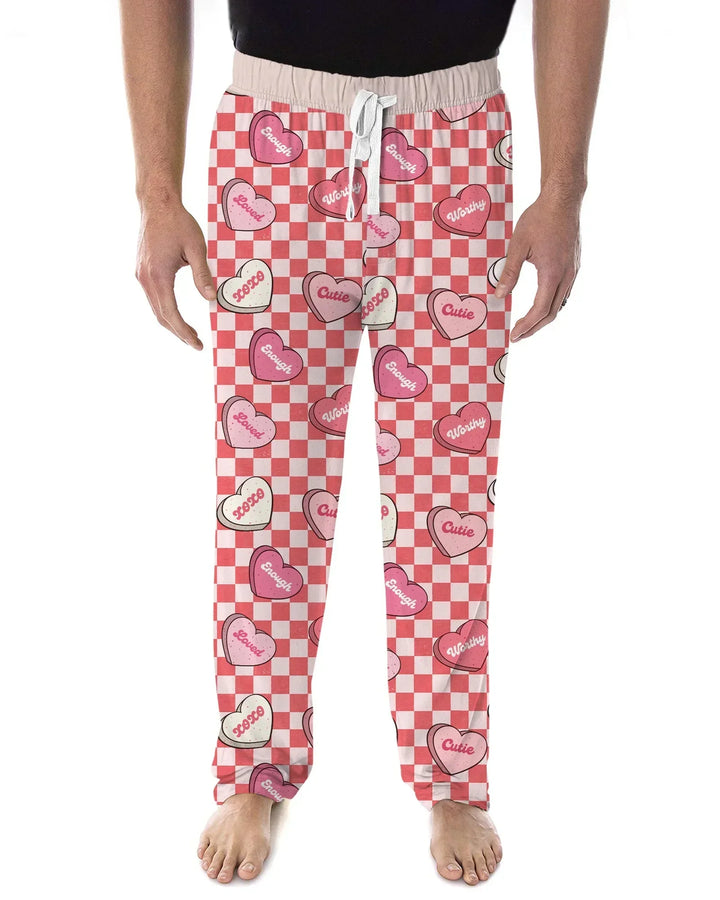 Valentine in Hearts Bamboo Men's Pajama Set