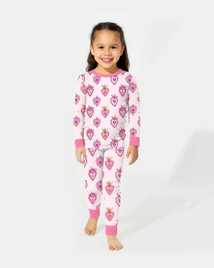 Mi Milagro Bamboo Two Piece Long Sleeve Pajama Set