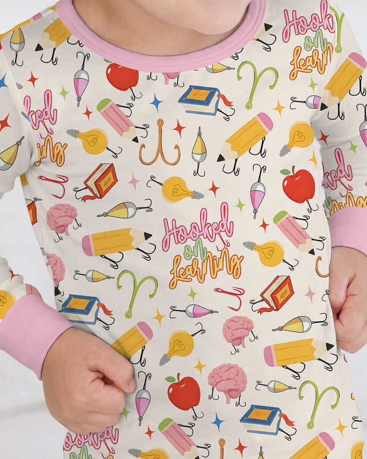 Template Bamboo Two Piece Long Sleeve Pyjamas Set