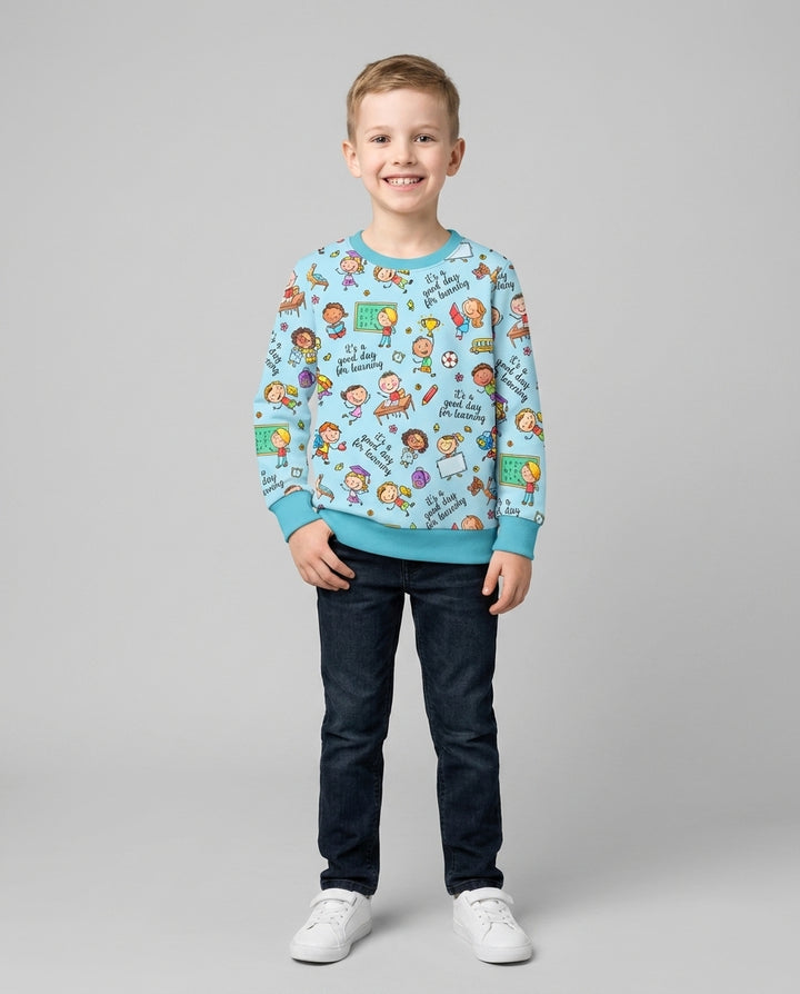 Little Learners Adventure Bamboo Crewneck Sweatshirt