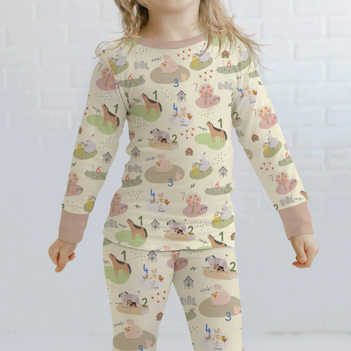 Farm Animal Counting Bamboo Convertible Zippy