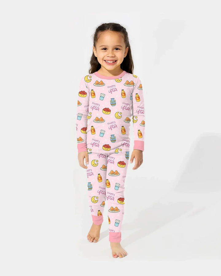 Iftar Party Bamboo Two Piece Long Sleeve Pajama Set