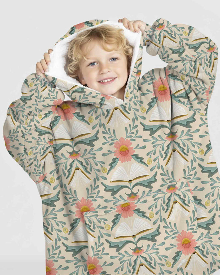 Blooming Stories Bamboo Blanket Hoodie