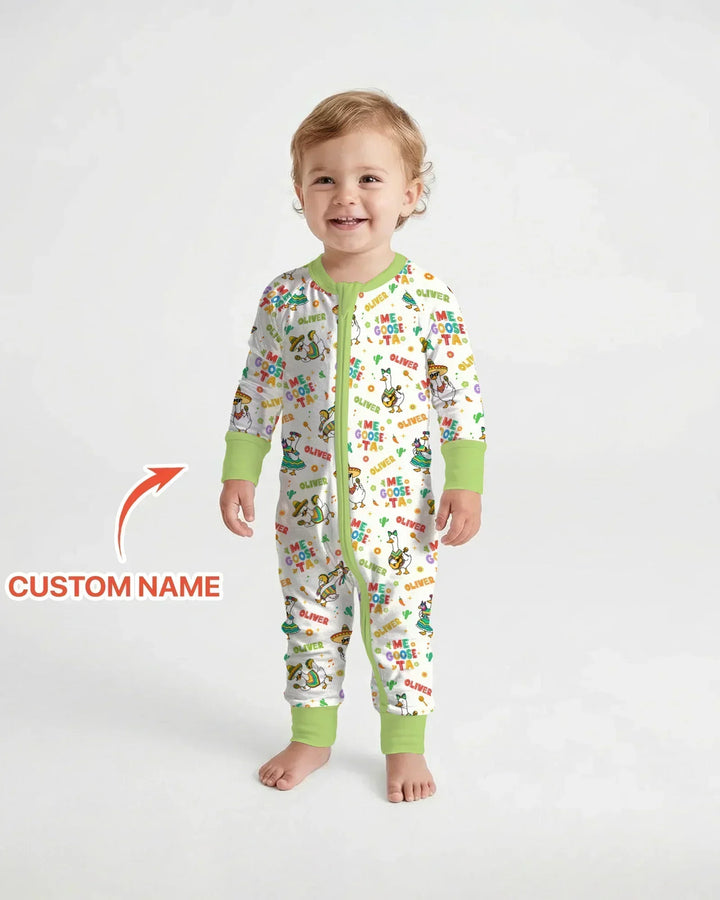 Custom name Me Goose-ta Bamboo Convertible Zippy