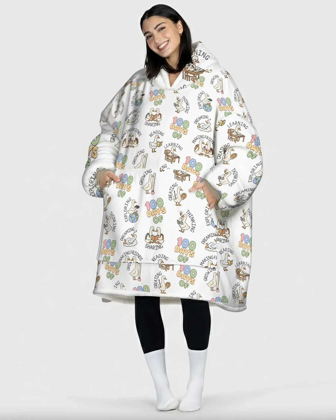 100 Days Of... Wearable Bamboo Blanket Hoodie