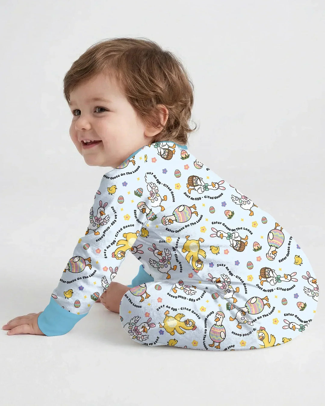 Easter Goose Family Matching Bamboo Convertible Zippy