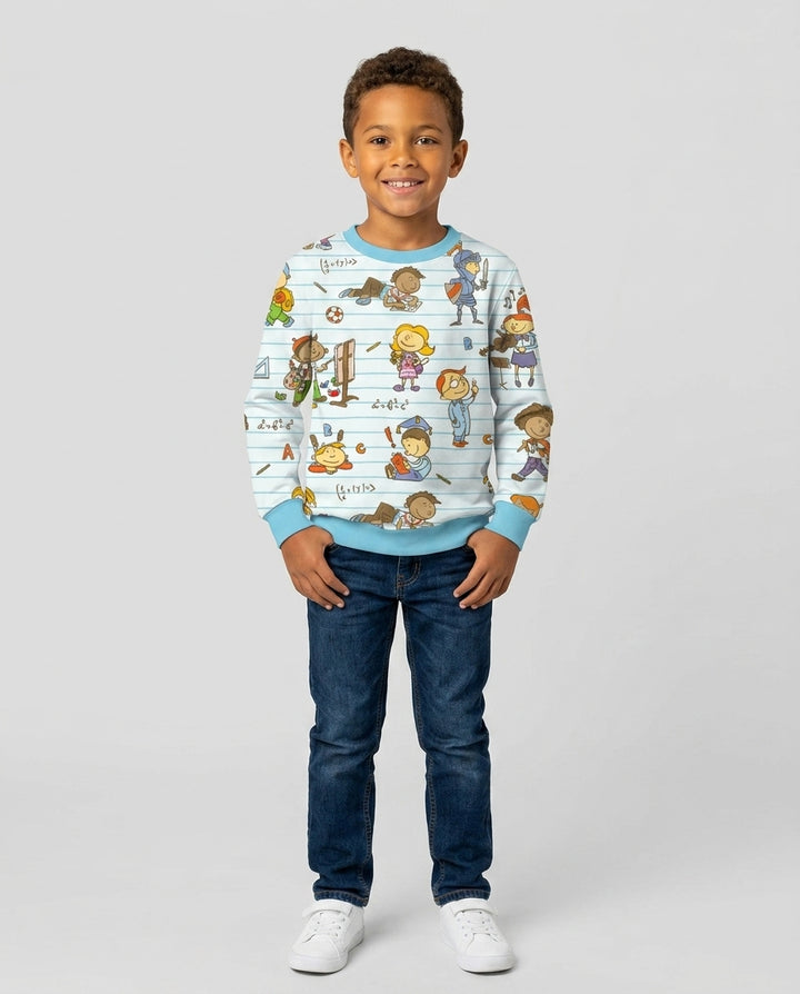 School Days Adventure Bamboo Crewneck Sweatshirt