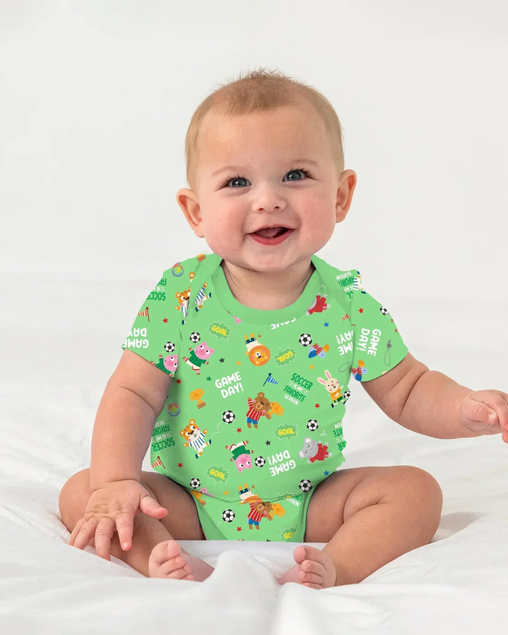 The World Cup Soccer Animals Bamboo Bodysuit
