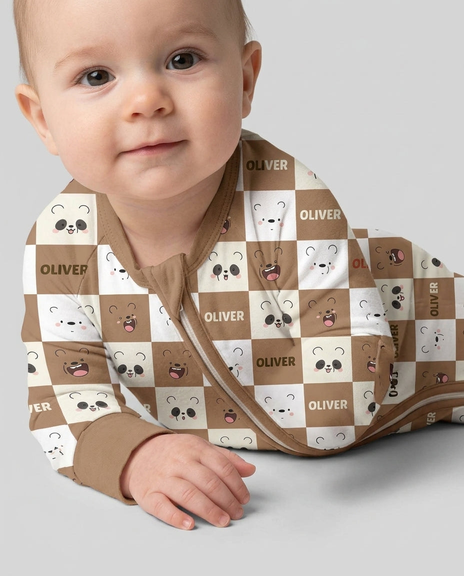 I Am Baby Bears Bamboo Convertible Zippy