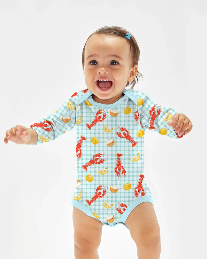 Preppy Crawfish Season Bamboo Bodysuit