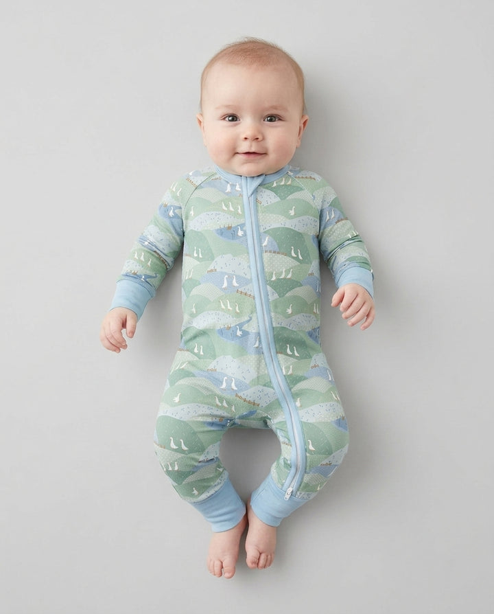 Wandering Geese Family Matching Bamboo Convertible Zippy