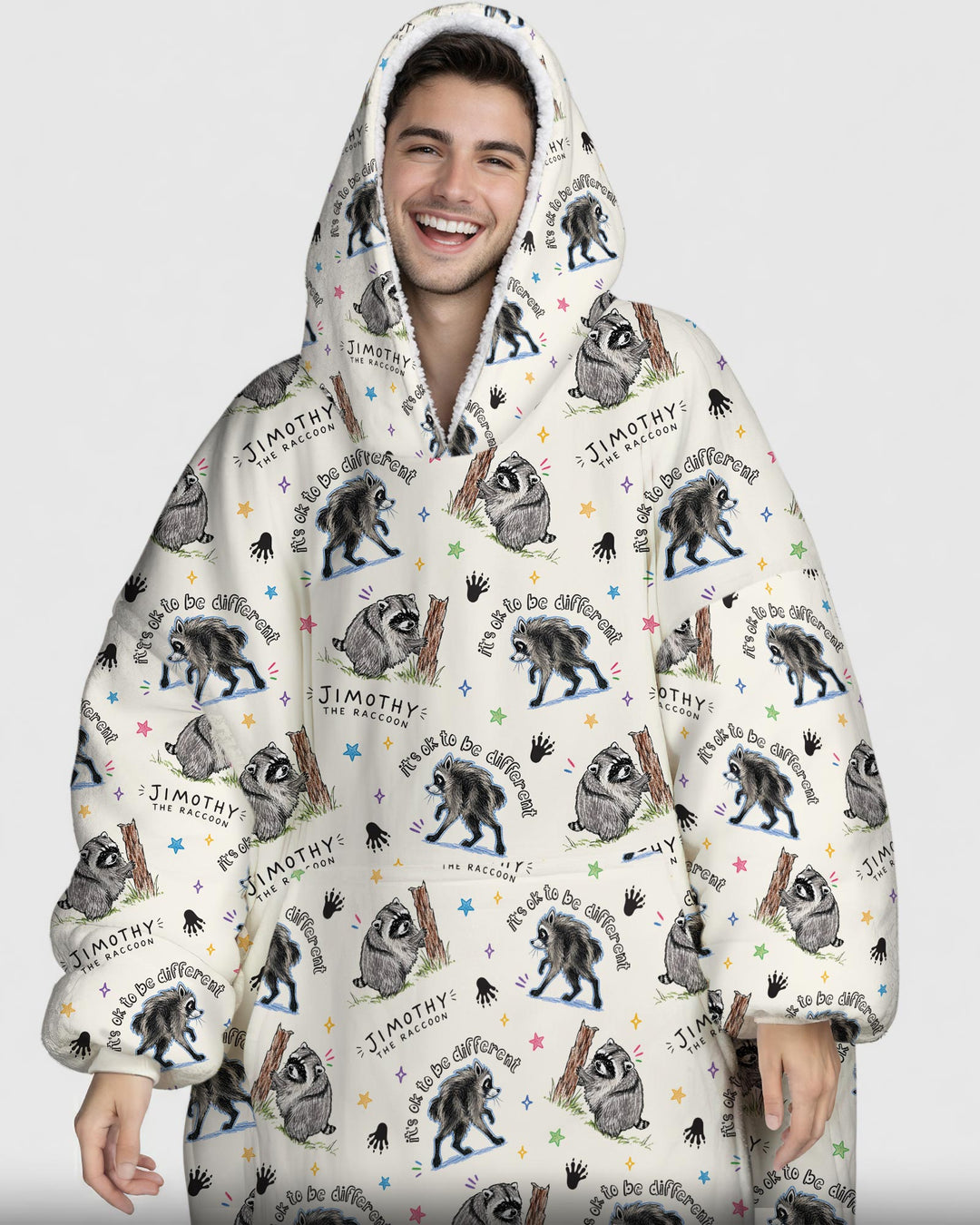 It's Okay to be Jimothy Bamboo Blanket Hoodie