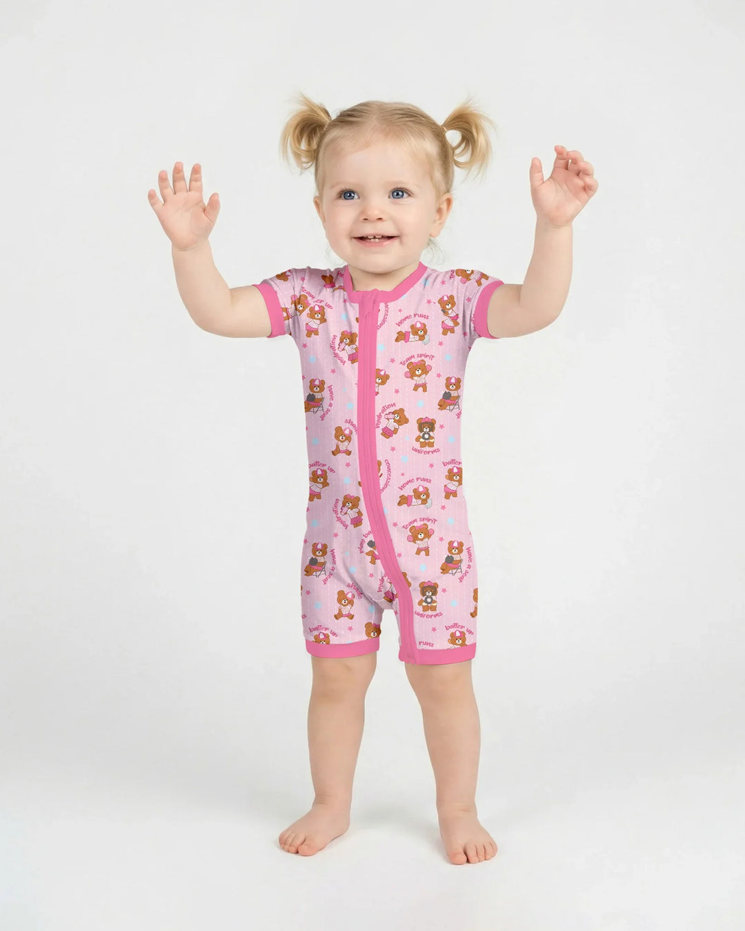 Born To Play Baseball Bamboo Shorty Zippy