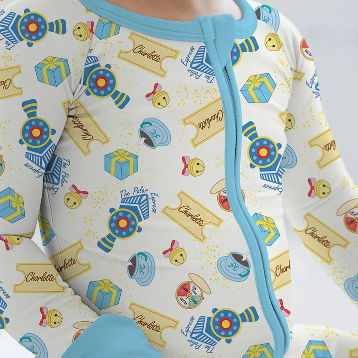 Express Train Christmas Bamboo Convertible Zippy