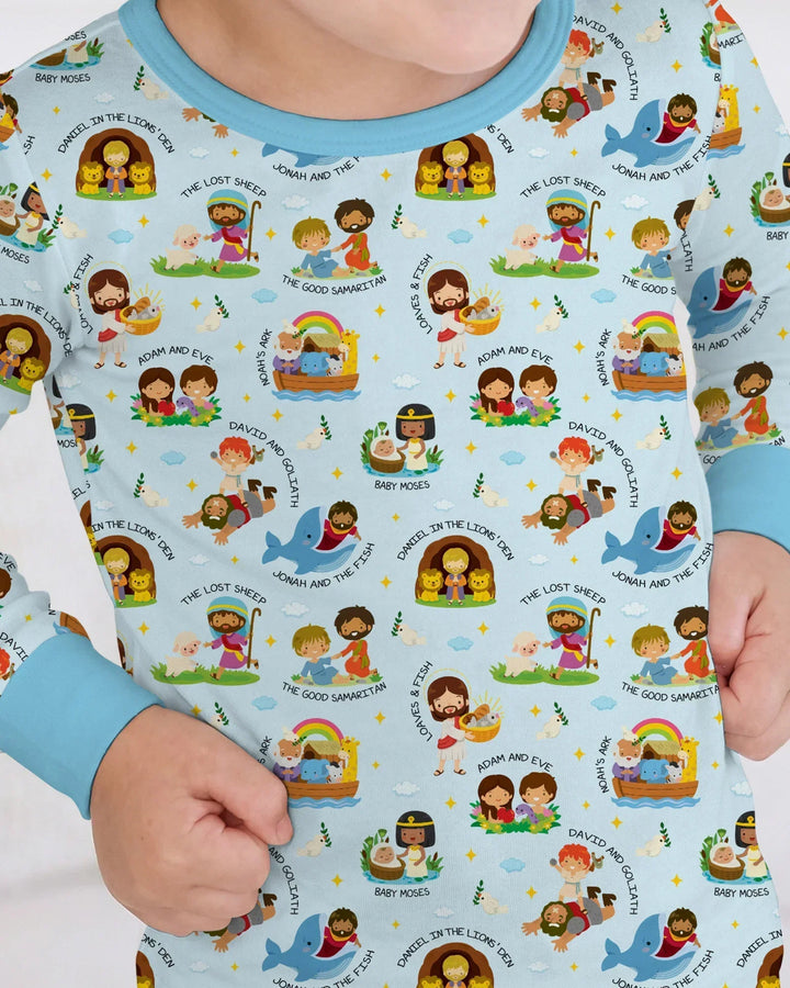 Bible Stories Bamboo Two Piece Long Sleeve Pajama Set