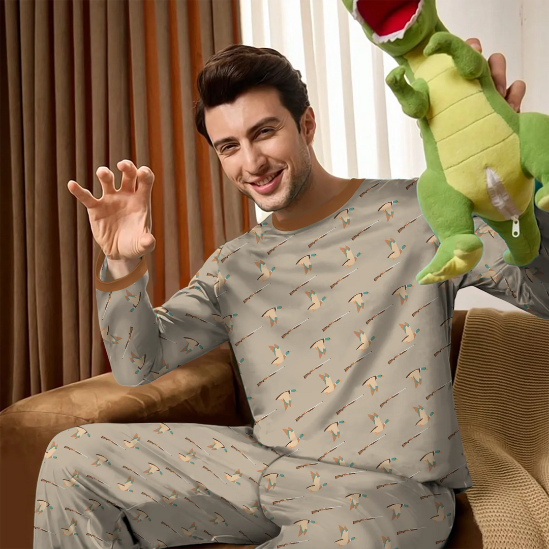 Lil Duck Hunter Bamboo Men's Pajama Set