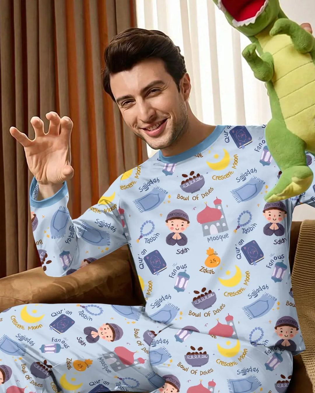 Happy Ramadhan Bamboo Men's Pajama Set