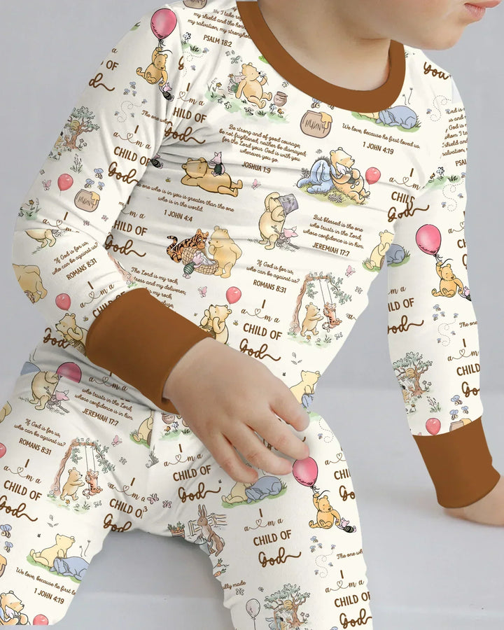 Child of God Whimsy Woodland Bamboo Two Piece Long Sleeve Pajama Set