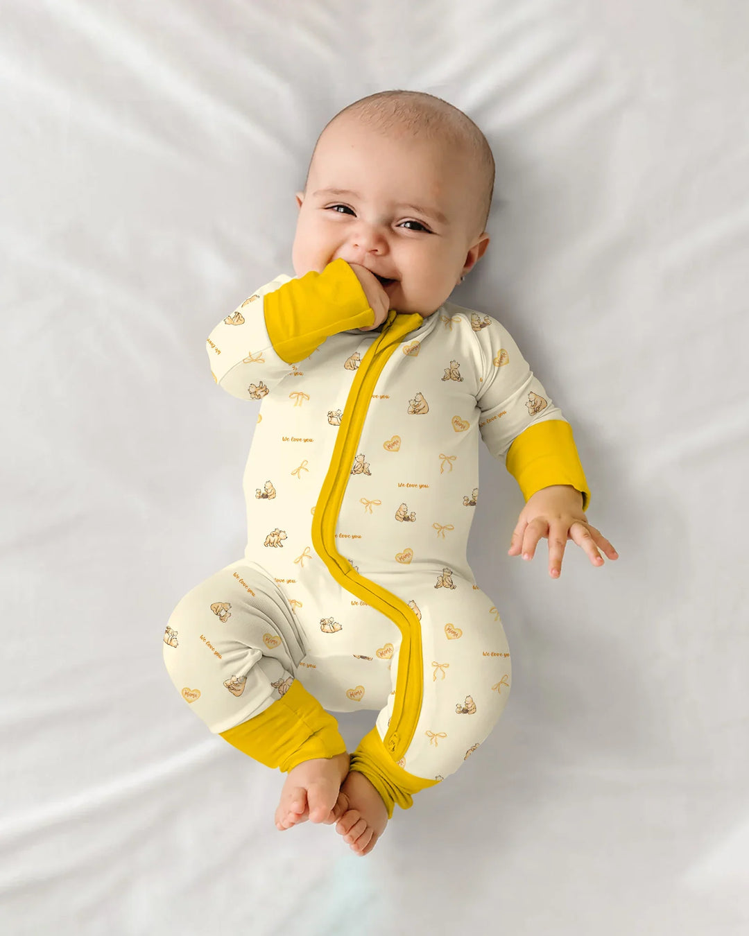 Sweat Yellow Mama Bear Convertible Zippy