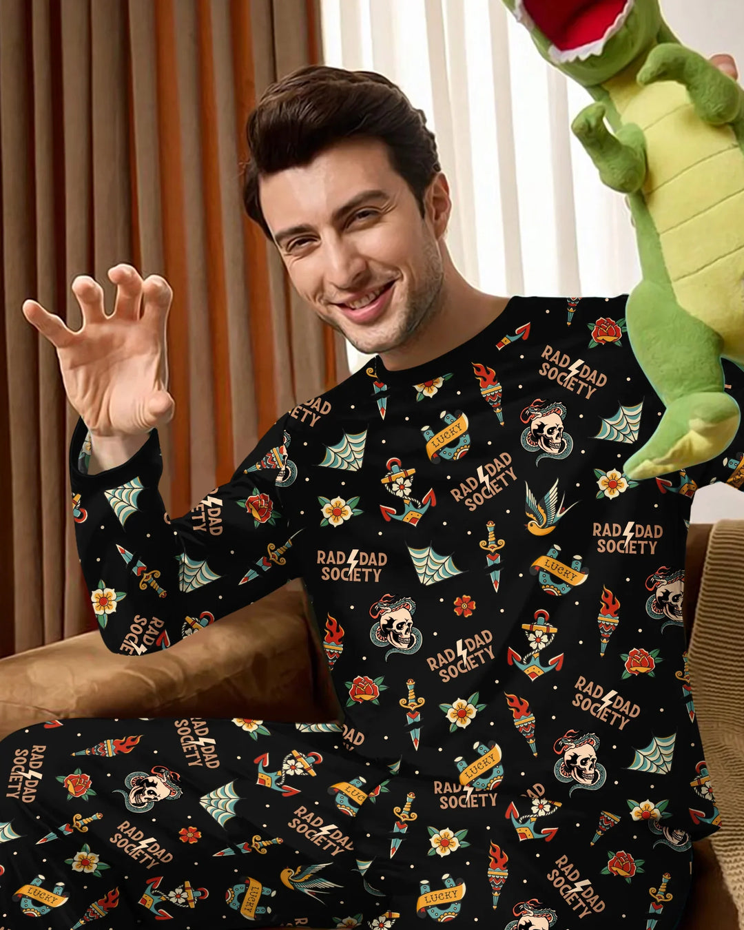 Rad Dad Society Daddy & Me Matching Bamboo Men's Pajama Set