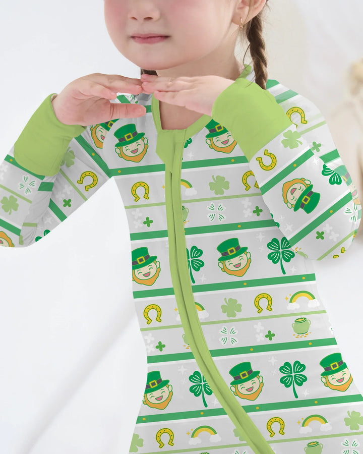 Happy Saint Patrick's Day Bamboo Convertible Zippy