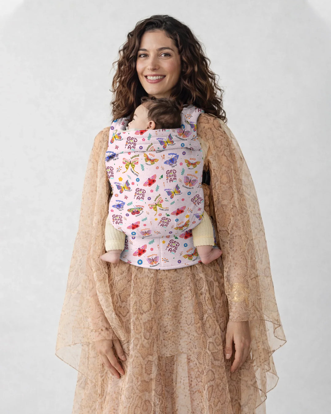 God Says I Am Butterfly Baby Carrier