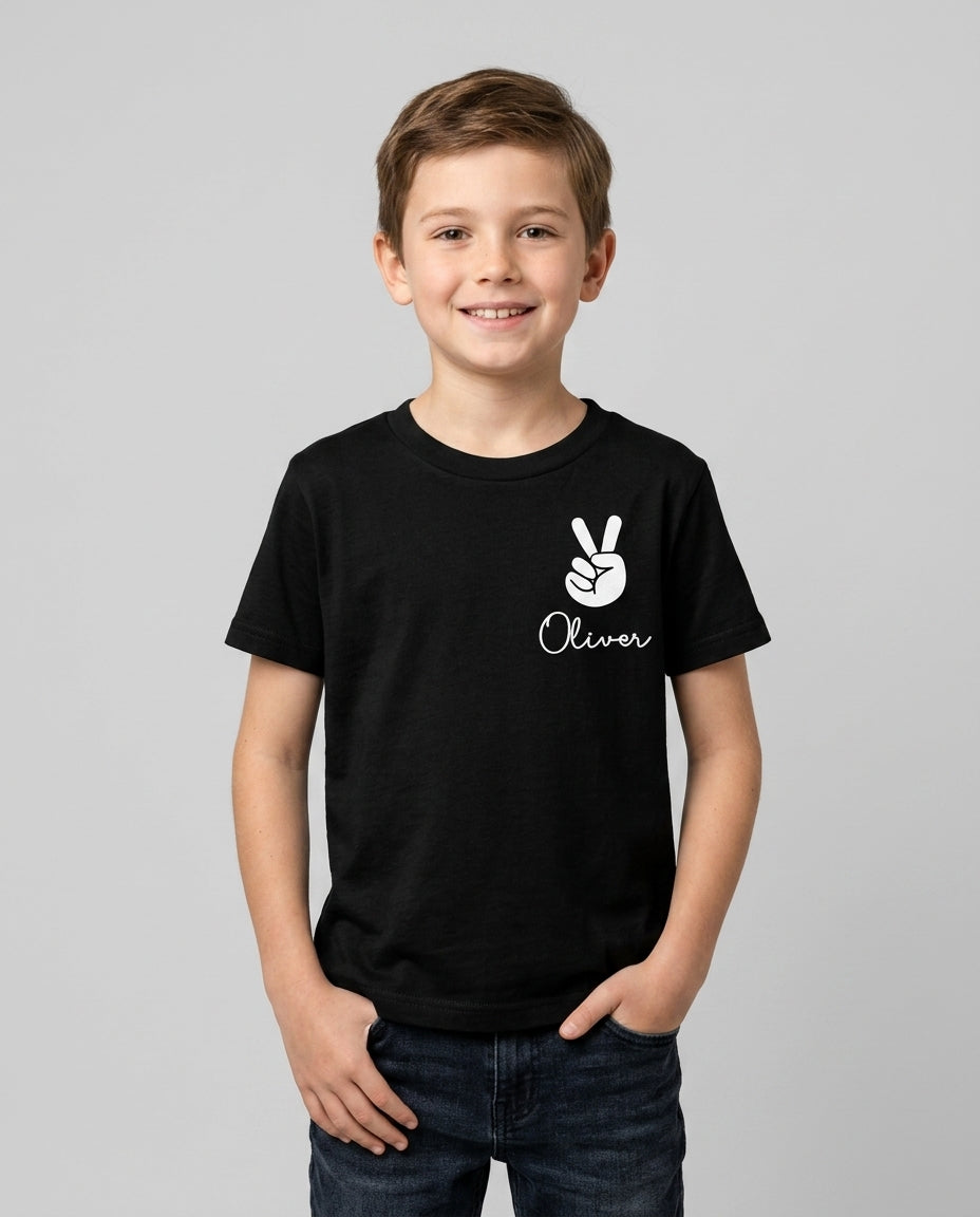 Custom Name First Day of School 2026 Bamboo Crewneck T-Shirt