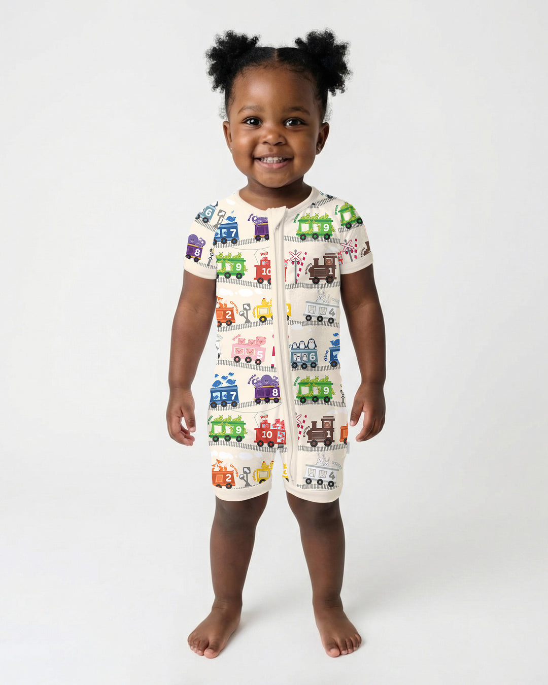 Color Train Bamboo Shorty Zippy
