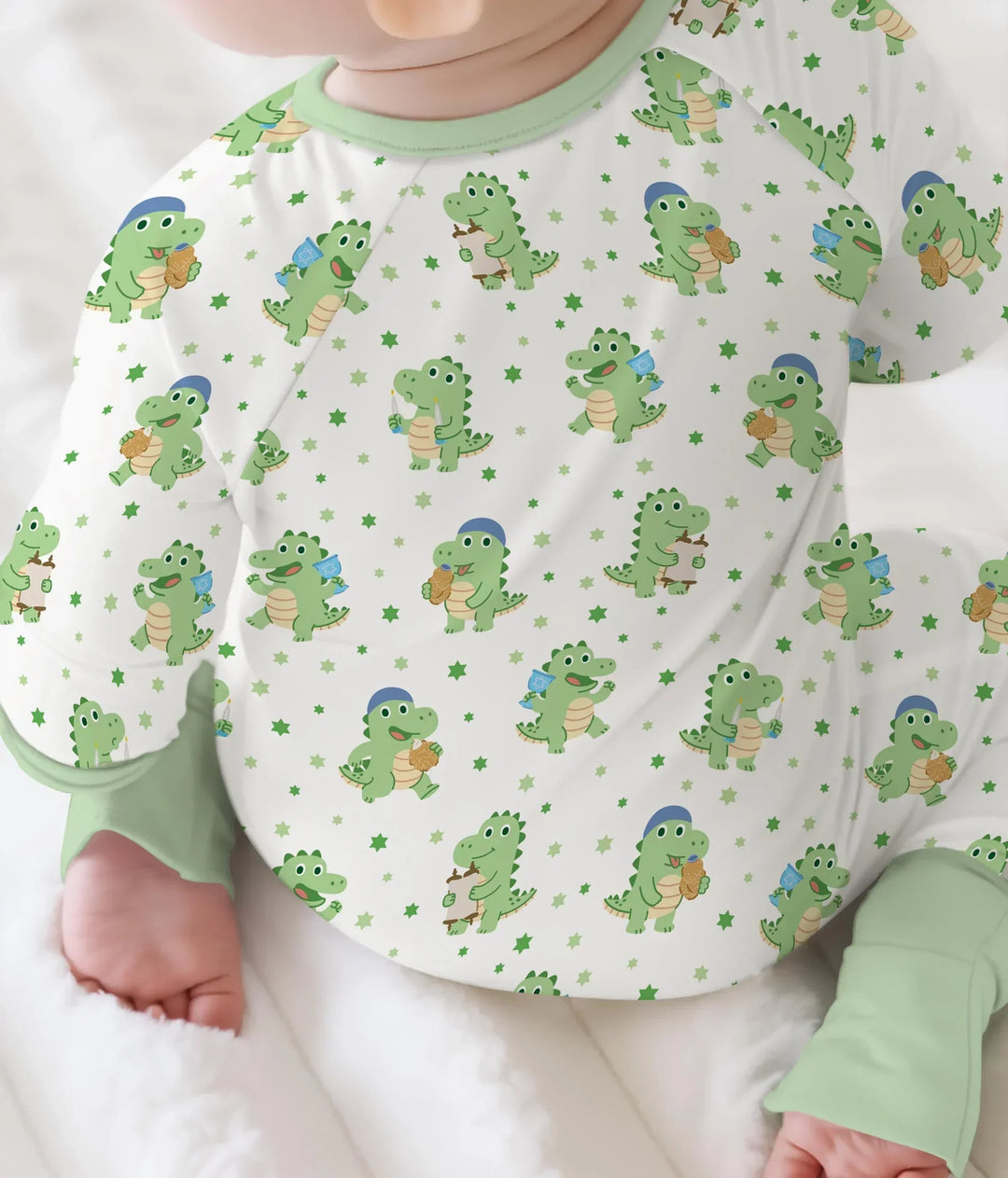 Shabbat Dinosaur Bamboo Convertible Zippy