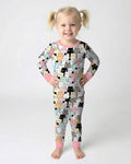 Purrfect Crowd Bamboo Two Piece Long Sleeve Pajama Set