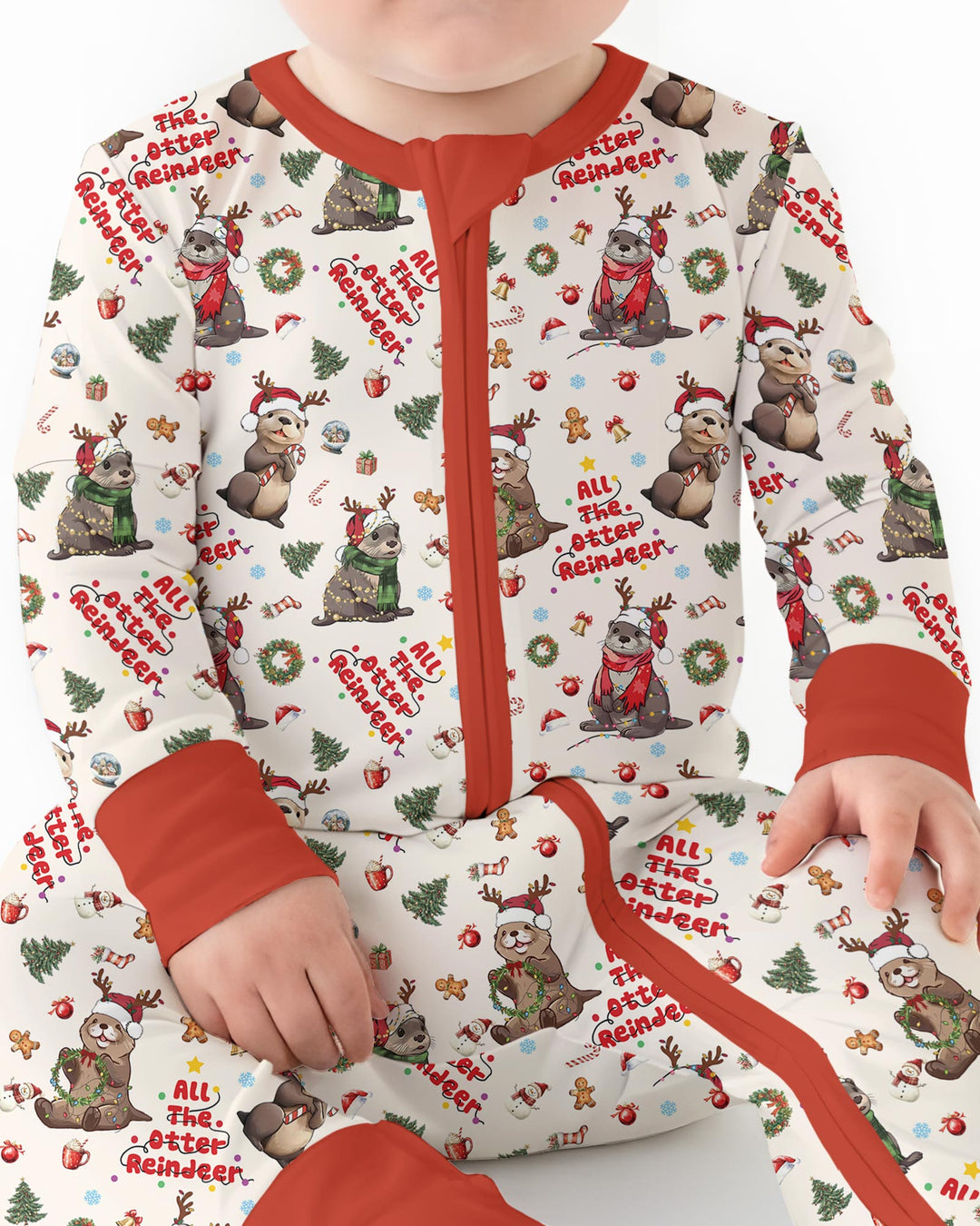 All The Otter Reindeer Bamboo Convertible Zippy