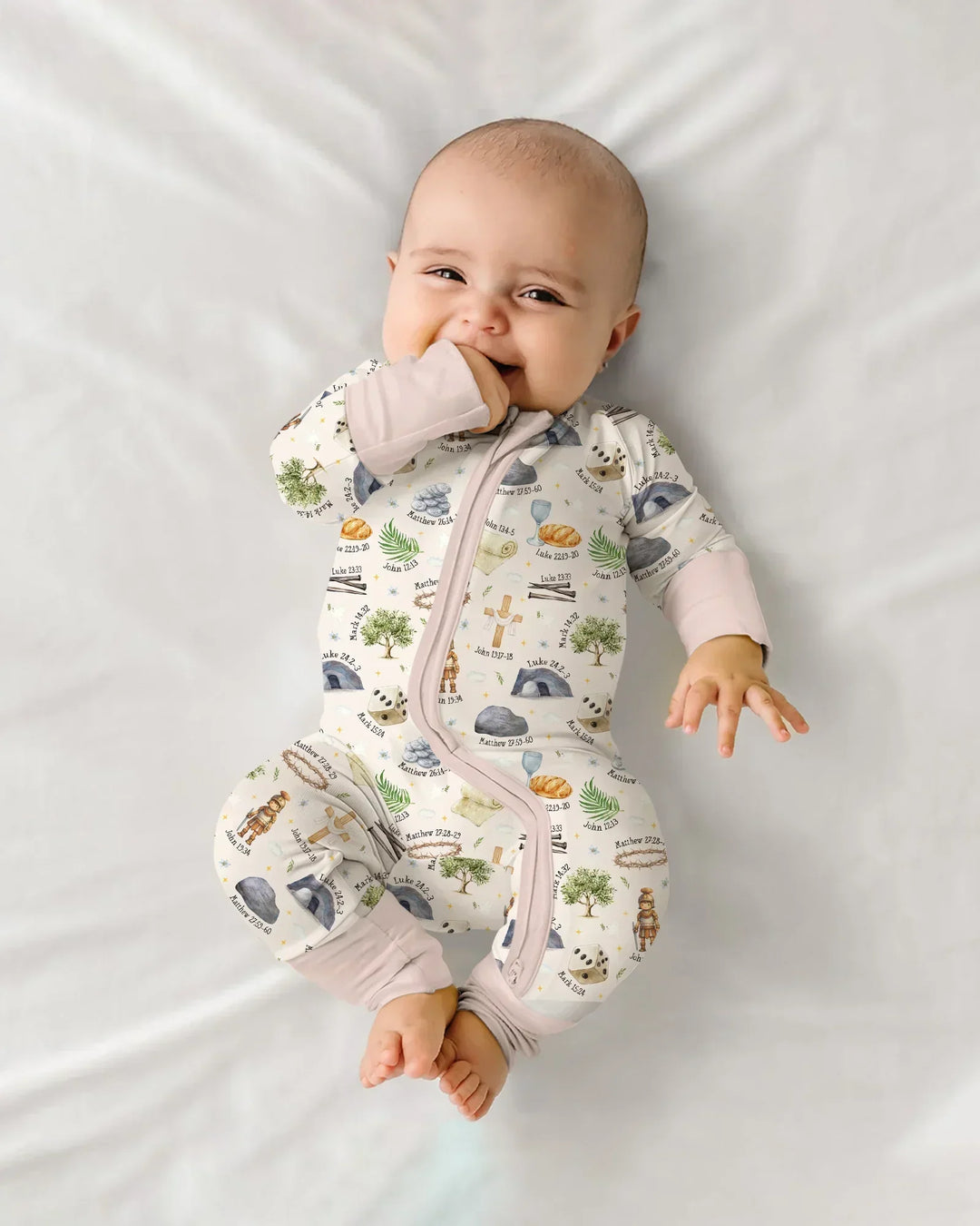 He Is Risen Family Matching Bamboo Convertible Zippy