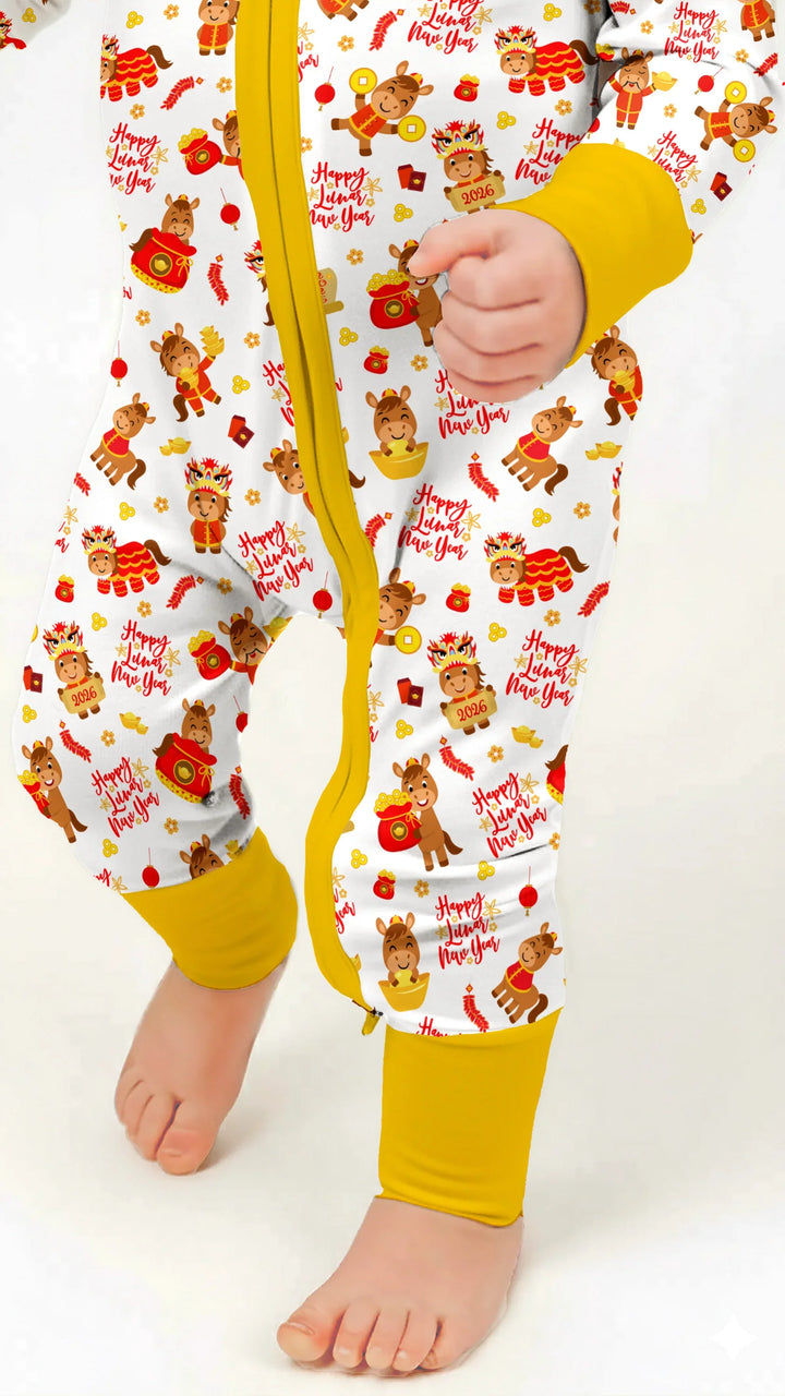 Year of the Horse Bamboo Convertible Zippy