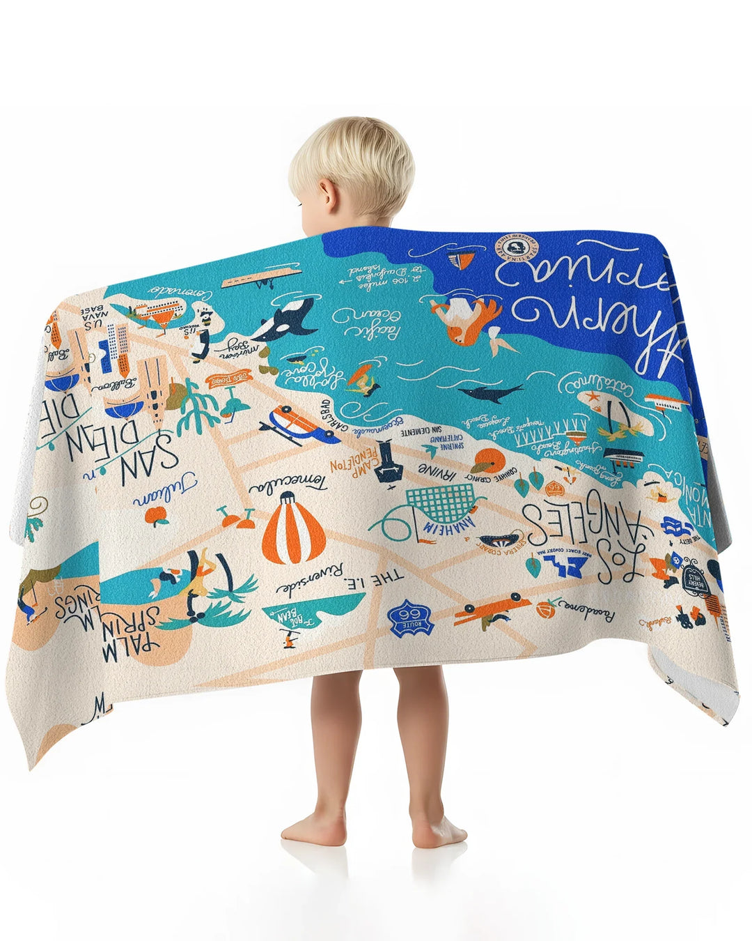 Southern California Bamboo Beach Towel
