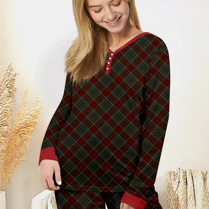 Merry Plaids Bamboo Women Pajama Set