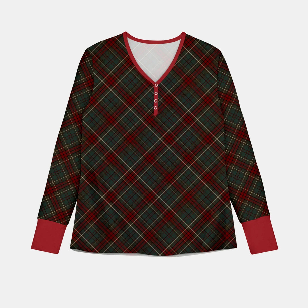 Merry Plaids Bamboo Women Pajama Set