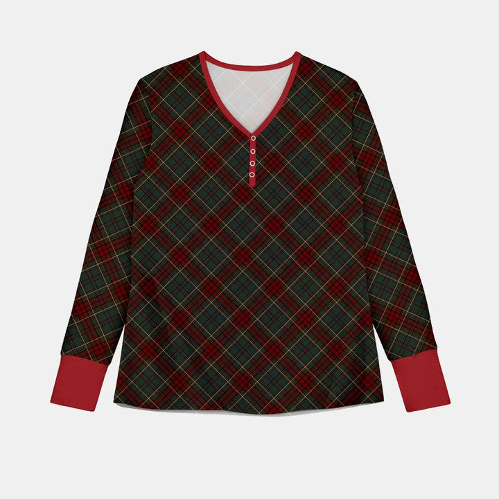 Merry Plaids Bamboo Women Pajama Set