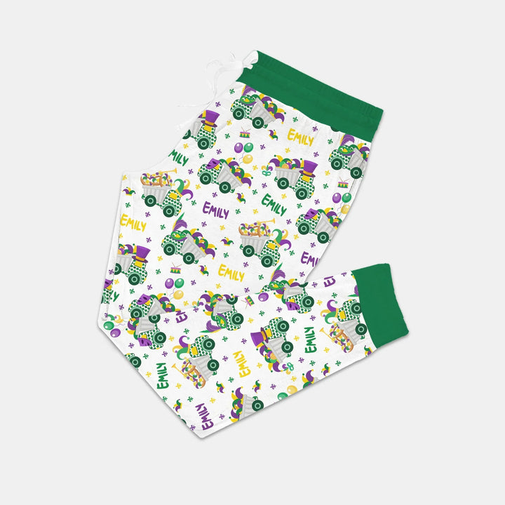 Mardi Gras Trucks Bamboo Women Pajama Set