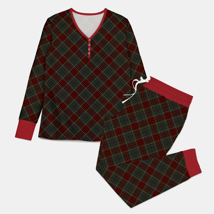 Merry Plaids Bamboo Women Pajama Set
