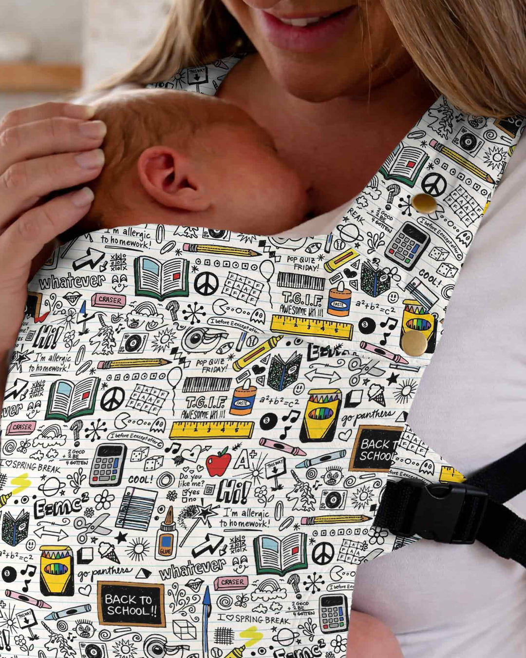 School Days Doodles Baby Carrier
