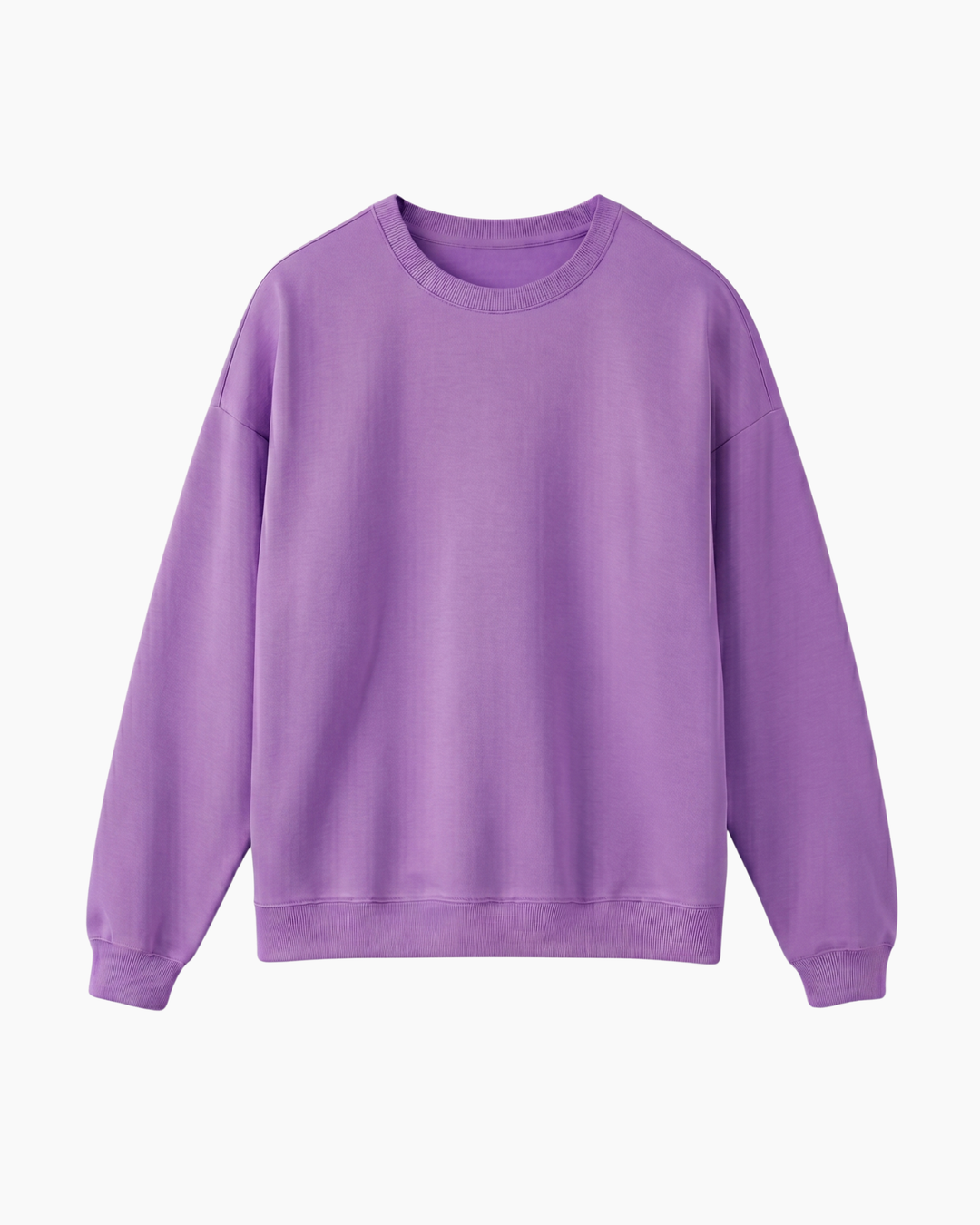 Solid Color Bamboo Adult Crewneck Sweatshirt