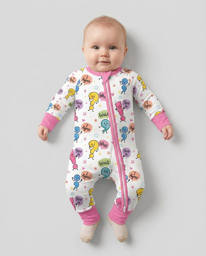 Punctuation Emotion Bamboo Convertible Zippy