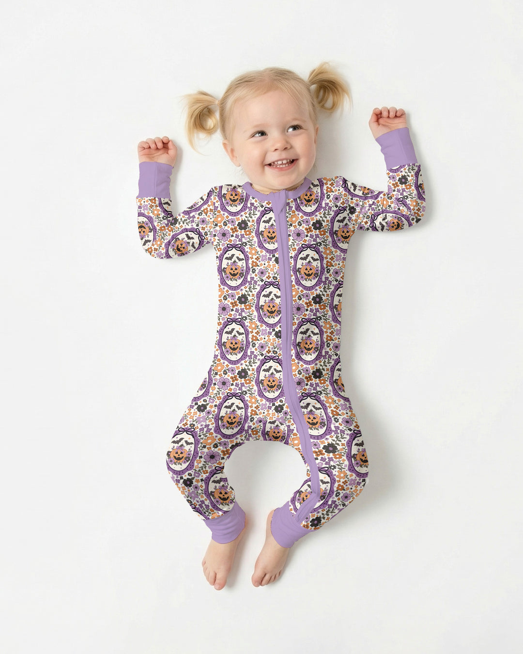 Pumpkin Cameo Garden Bamboo Convertible Zippy