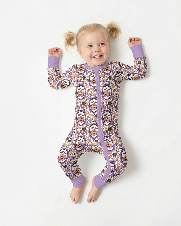 Pumpkin Cameo Garden Bamboo Convertible Zippy