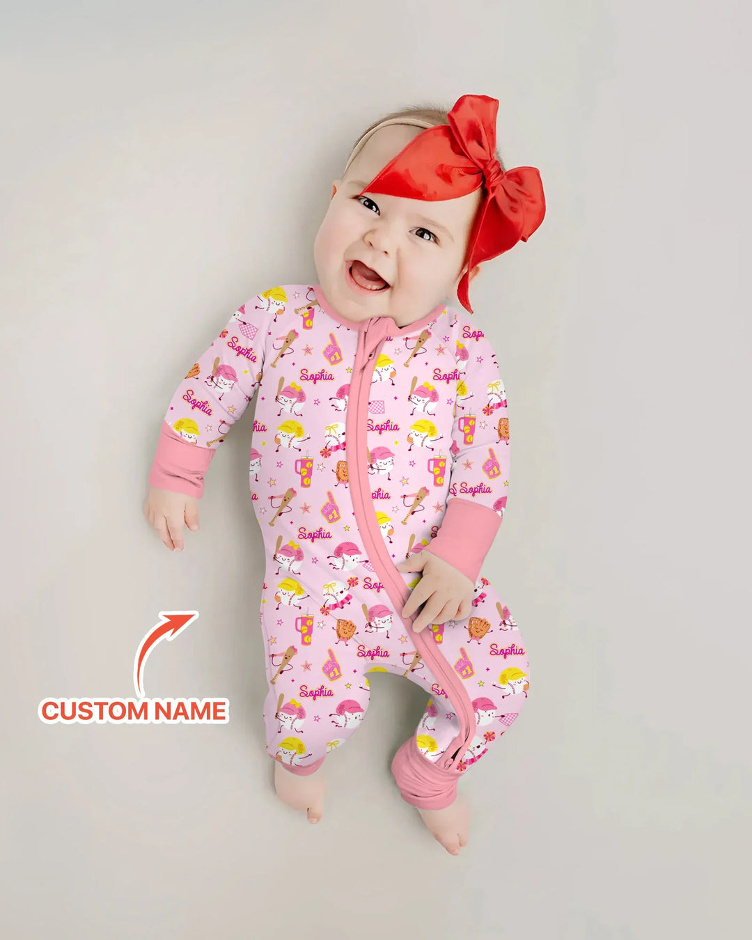 Baseball Mama and Mini Matching Bamboo Convertible Zippy
