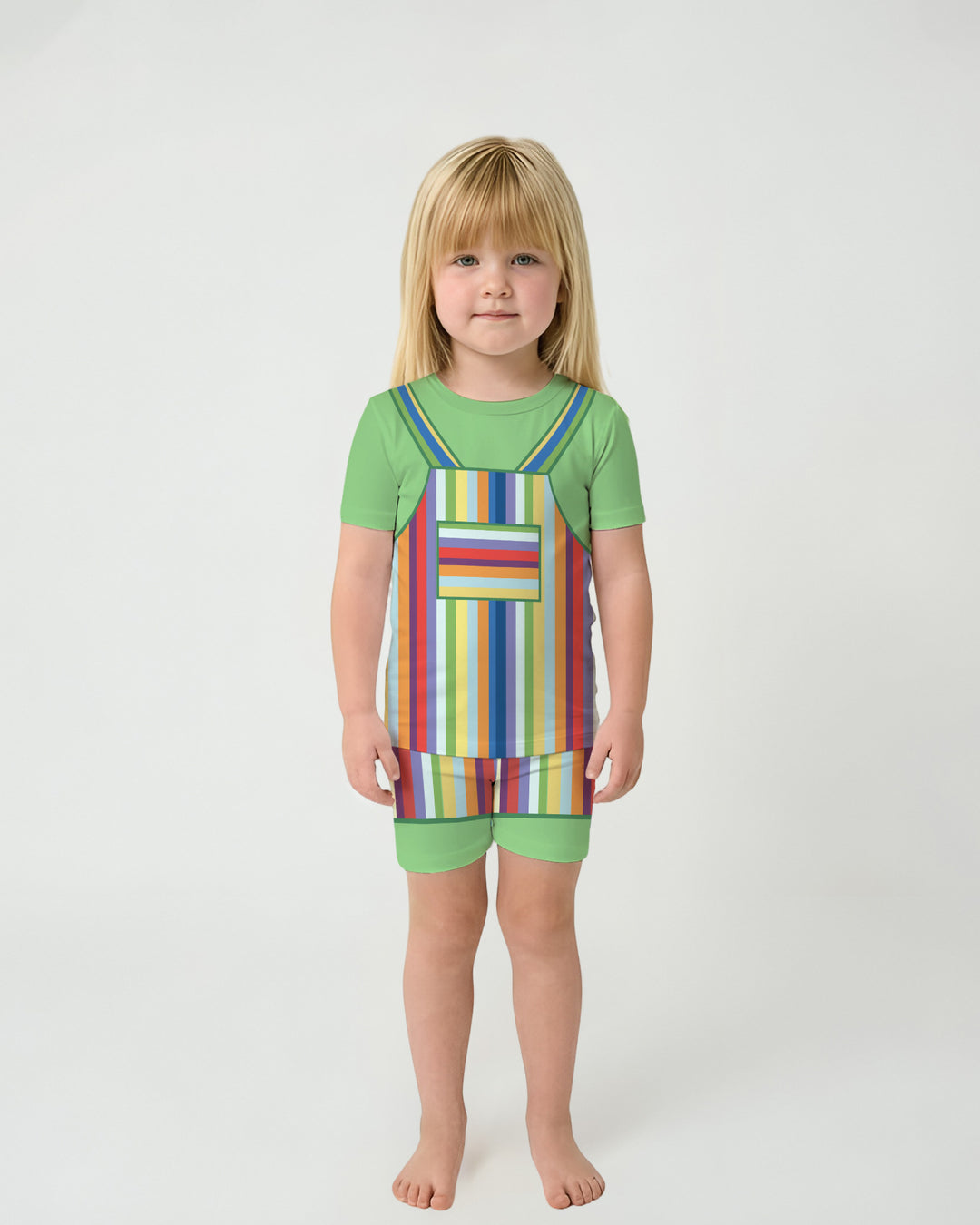 Template Bamboo Two Piece Short Sleeve Shorts Pyjamas Set