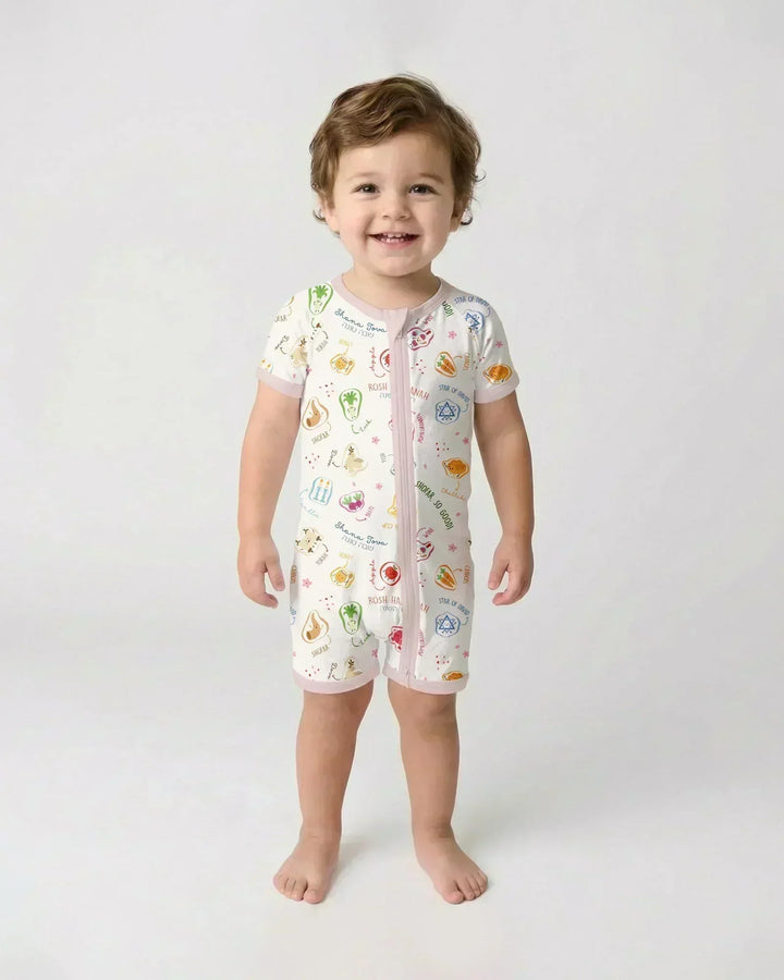 Happy Rosh Hashanah Bamboo Shorty Zippy