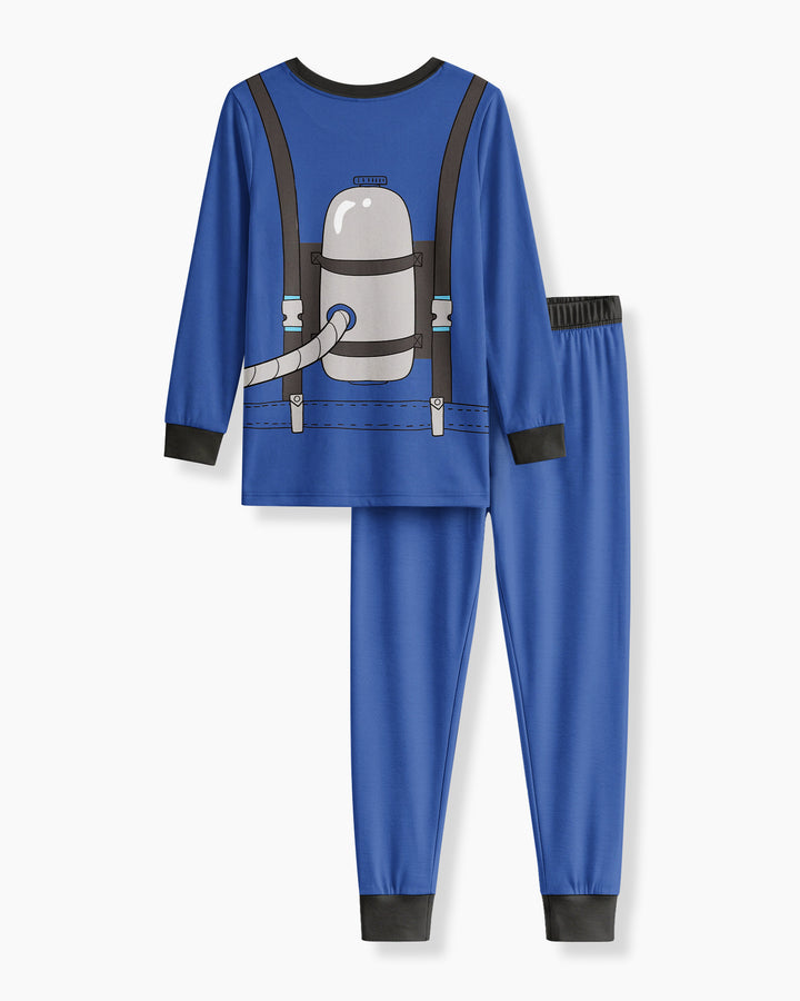 Template Bamboo Two Piece Long Sleeve Pyjamas Set