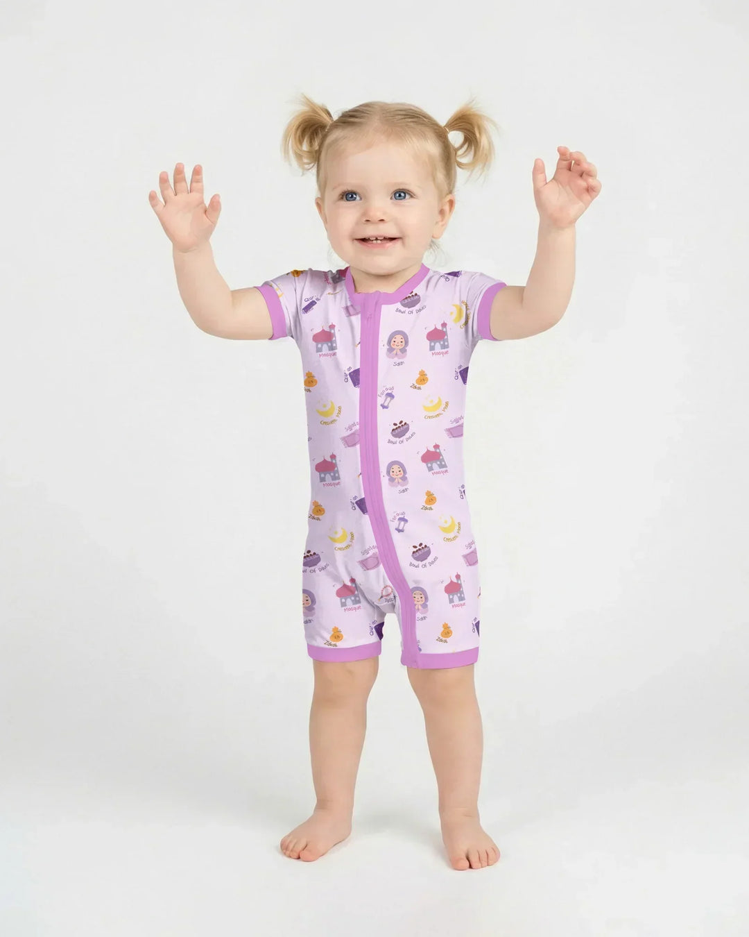 Cute Ramadhan Mubarak Bamboo Shorty Zippy